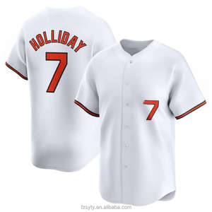 Jersey bisbol profesional, nomor nama tim cetak sublimasi kustom, pakaian olahraga cepat kering, Jersey bisbol profesional 35 Rutschman 7 Holliday <span class=keywords><strong>2</strong></span> Henderson - Product Image 2