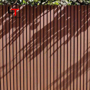 Revestimiento de Pared WPC para Decoración <span class=keywords><strong>Exterior</strong></span>, Panel de Pared con Ranuras, <span class=keywords><strong>Madera</strong></span> Plástica Compuesta, <span class=keywords><strong>Listones</strong></span> Acanalados de Alta Calidad - Product Image 6