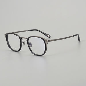النظارات المربعة من العلامة التجارية الفاخرة عالية الجودة بمواصفات كلاسيكية نظارات التيتانيوم من ماركة - Product Image 6