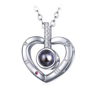 100 lingue diverse ti amo collana di proiezione con ciondolo matrimonio san valentino collana di proiezione con memoria d'amore - Product Image 5