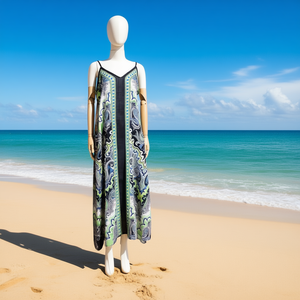 Paréo de plage sexy pour femme en mousseline d'été, cache-maillot de bain, caftan, tenue de plage W23054-01 - Product Image 3