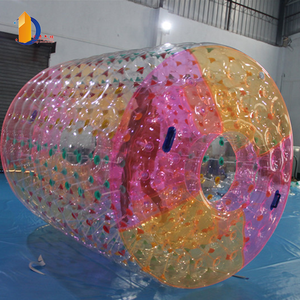 YUQI Venta de fábrica de agua Bola de rodillo en juguetes bola inflable de PVC de agua de burbuja de fútbol bola piscina - Product Image 2