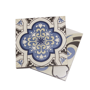 Piastrella Decorativa in Ceramica Stile Mediterraneo Blu, <span class=keywords><strong>Arte</strong></span> Marocchina Art Deco 200x200 per Pareti e Pavimenti - Product Image 2