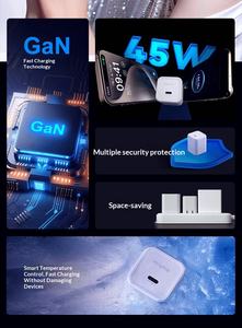 <span class=keywords><strong>Chargeur</strong></span> rapide <span class=keywords><strong>Mophie</strong></span> 45W Type-C USB-C compatible avec iPhone 17 Pro Max, iPad, tablette Huawei, Android - Product Image 5