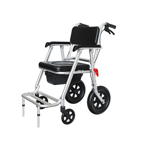 Chaise de toilette Ome Commode, taille standard, capacité 250 kg, équipement de sécurité portable pour salle de bain - Product Image 1