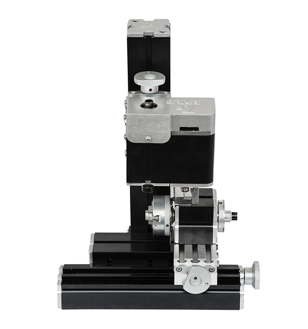 Big Power All Metal Mini Drill Press Drilling Lathe Machine with Dividing Attachment  ZRZX05060-1 12V5A60W for Crafts Enthusiast