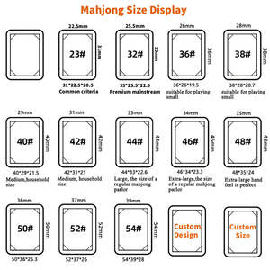 Tuiles de Mahjong Américaines Modernes de Luxe en Acrylique pour 4 Joueurs, Pliables et Portables, Écologiques, Faible MOQ pour Commandes Personnalisées, <span class=keywords><strong>Casino</strong></span>, Jeux d'Aargent, Poker - Product Image 6