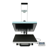 Presse à chaud semi-automatique magnétique professionnelle à glissière pour T-shirts 38*38 cm avec unité de contrôle LED séparée