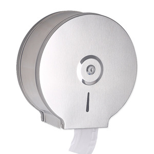 ที่ใส่กระดาษชำระติดผนังทรงกลมสแตนเลสสำหรับโรงแรม ดีไซน์ทันสมัย กันน้ำ - Product Image 1