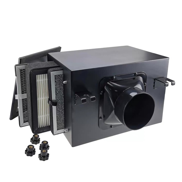Wholesale Square High Efficiency Energy Saving Air Purification Box HEPA Pre-Carbon Filters Removes Formaldehyde Odor Modern