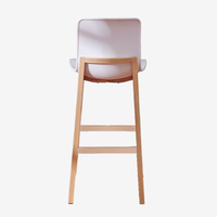 Chaises de bar modernes en bois, hauteur de comptoir, tabourets de bar personnalisés pour bar à domicile et hôtel, en promotion – Direct Usine