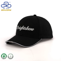 Casquettes de baseball personnalisées avec logo OEM/ODM, design d'éclairage à ampoule, interrupteur à pression et batterie, pour fêtes, maison et extérieur
