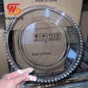 <span class=keywords><strong>Assiettes</strong></span> <span class=keywords><strong>de</strong></span> présentation carrées en plastique PP lisses, durables, réutilisables, à motif ajouré, pour la décoration d'événements et <span class=keywords><strong>de</strong></span> fêtes - Product Image 5