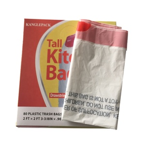 Bolsas de <span class=keywords><strong>Basura</strong></span> Blancas para Cocina, 13 Galones, con Cordón, Resistentes, 0.9 Mil, Paquete de 300 Unidades, para Hogar y Oficina, Venta al Por Mayor - Product Image 5