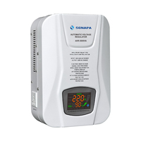 Stabilisateur de tension monophasé mural AVR-5000VA avec régulateurs/stabilisateurs de tension AC 220V pour climatiseur