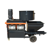 Machine à projeter le mortier haute pression multifonctionnelle pour revêtements, ciment, coulis, peinture pierre naturelle, plâtre et pistolet de pulvérisation industriel