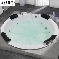4 persona al aire libre hammam spa drop-en bañeras de hidromasaje redonda piscina de hidromasaje yacuzzi hydro terapia empotrada función spa