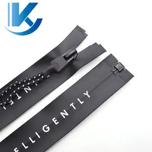 KY OEKO-TEX Standard 100 Wholesale custom design black color puller zipper waterproof zipper for diving suit