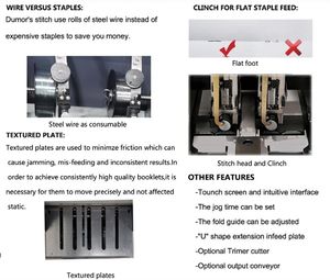 Zuverlässige Qualität Benutzer handbuch Buch Drei-Seiten-Buchschneider-Schneide maschine zum Erstellen von Büchern - Product Image 3