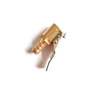 Raccord pneumatique pour gonfleur de pneus, valve à débit libre, embout d'air avec connecteur de verrouillage et pince en acier inoxydable