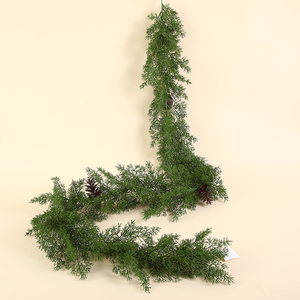 Plantas Artificiales de Ciprés de Aspecto Realista para Decoración Navideña, Guirnaldas Elegantes para el Hogar - Product Image 3