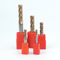 Outils en carbure, fraise à spirale à 4 cannelures, routeur CNC, carbure monobloc