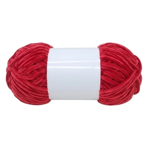 Hilo de terciopelo al por mayor de 100 g, hilo grueso de terciopelo chenilla para tejer a mano - Product Image 4