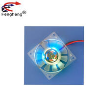 4cm 40mm 40x40x10mm 5v 12v 5000rpm 4pin PWM IP68 dc ventilateur de refroidissement sans cadre avec lumière