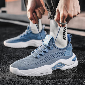 Nuove <span class=keywords><strong>Sneakers</strong></span> da <span class=keywords><strong>Uomo</strong></span> alla Moda Colore <span class=keywords><strong>Beige</strong></span> e Bianco Scarpe da Corsa Atletiche Traspiranti - Product Image 6