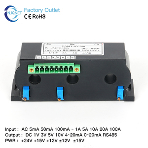 <span class=keywords><strong>3</strong></span>-fasen stroomsensor QN3DB1 AC 1A 5A 10A 20A 50A 100A / DC 420mA 10V 5V RS485 Ct driefasige stroomtransducer transformator - Product Image 4