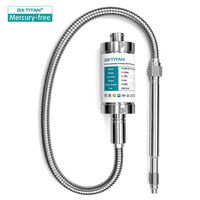 Capteur de niveau de liquide Galinstan haute précision 0,5 % FS en acier inoxydable 304, modèle 400 ℃   Transmetteur de pression à tige flexible