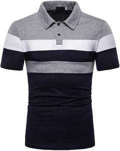 Polos para hombre Camisas de moda ajustadas de golf de manga corta y larga informales - Product Image 2