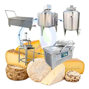 Komplett set Ziegen käse presse Prozess anlage Mozzarella Stretch form Maschine Produktions linie für Käse