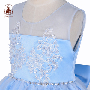 Vestido de verano <span class=keywords><strong>para</strong></span> niña, elegante, clásico, <span class=keywords><strong>retro</strong></span>, con encaje, 5, 6, 7, 8 y 9 años - Product Image 4