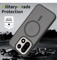 Étui de téléphone portable translucide de luxe avec anneau magnétique, sensation de peau, pour OnePlus 15 5G, coque de téléphone personnalisée