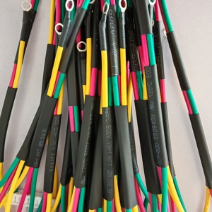 Cable de conexión aislado de PBT rojo-negro personalizado con conectores JST/Molex, arnés de cableado electrónico de alta temperatura - Product Image 3
