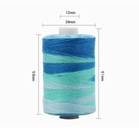 10 bobines de fil à coudre multicolores dégradées pour la couture, le quilting et la broderie, accessoire de vêtement