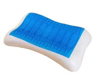 중국 도매 건강한 목 지원 잠자는 멋진 젤 베개 현대 디자인 인체 공학적 베개