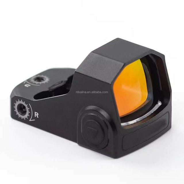 Tactical Reflex Sight 1X16 Red Dot Sight Manual Brightness Mini Red Dot Scope 3M Dot Size Aluminum Alloy