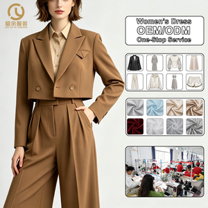 Fabricant de vêtements, sur mesure OEM/ODM, <span class=keywords><strong>blazer</strong></span> élégant pour femmes, veste décontractée, costumes de bureau, <span class=keywords><strong>blazer</strong></span> formel pour femmes - Product Image 1