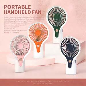 Ventilador de Mano Portátil Personalizado al por Mayor, Recargable por USB C, con Batería de Litio, 3 Velocidades, en Oferta - Product Image 1