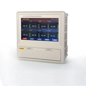 NAPUI130D-registrador de datos de temperatura, multicanal, Industrial, Universal, 16, RTD, PT100, pantalla lcd de Entrada de termopar