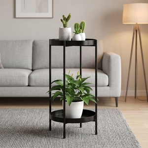 Étagère d'affichage de plantes d'intérieur en métal classique pour pépinière maison jardin Patio balcon salon salle de bain-support de Pot de fleur à plusieurs niveaux - Product Image 1
