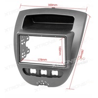 Kit de Instalación de Panel de Radio Estéreo XTRONS 2 Din para TOYOTA Aygo / PEUGEOT / CITROEN C1