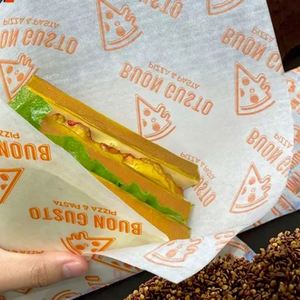 Customized <b>Waxed</b> Printing Eco-Friendly Greaseproof Oil Resistant Recyclable Sandwich Bread Cookie Packaging <b>Paper</b> for Picnic - Product Image 3