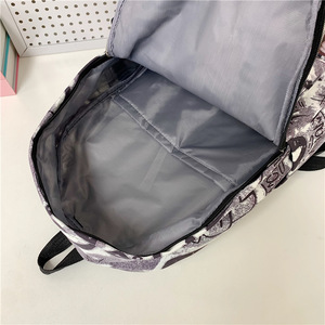 Sac d'école pour garçons et filles à bas prix Sac à dos en nylon léger avec lettres à la mode - Product Image 3