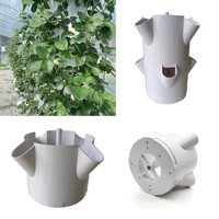 Système hydroponique d'intérieur avec éclairage LED à spectre complet |   Grande tour de 105 cm pour la culture toute l'année de fourrage/légumes (20 douilles)