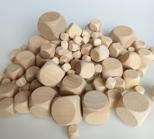 Blank Natural Wooden 12 14 16 20 25 30mm D6 Educational Toys Wood Cubes Dots <strong>Number</strong> Logo Puzzle Custom Board Paint Game <strong>Dice</strong> - Product Image 3