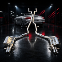 Système d'échappement cat-back à soupapes ZF haute qualité, tuyauterie en acier inoxydable pour Mercedes-Benz E200 E300 W213, fixation directe par boulons.