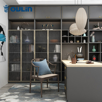 Meubles de salon en bois massif, 9 pièces, style chinois, avec coiffeuse et supports tv, promo